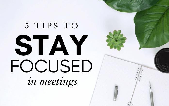 How to Stay Focused During Long Zoom Meetings Without Drifting Off