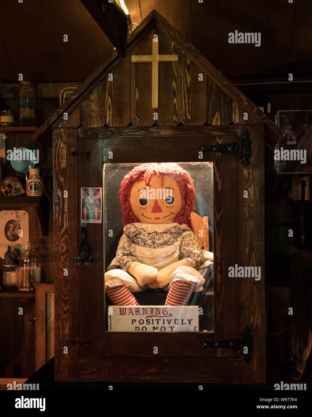 The Bone-Chilling TRUE Story of the Annabelle Doll That's STILL Locked Away in a Haunted Museum! 1