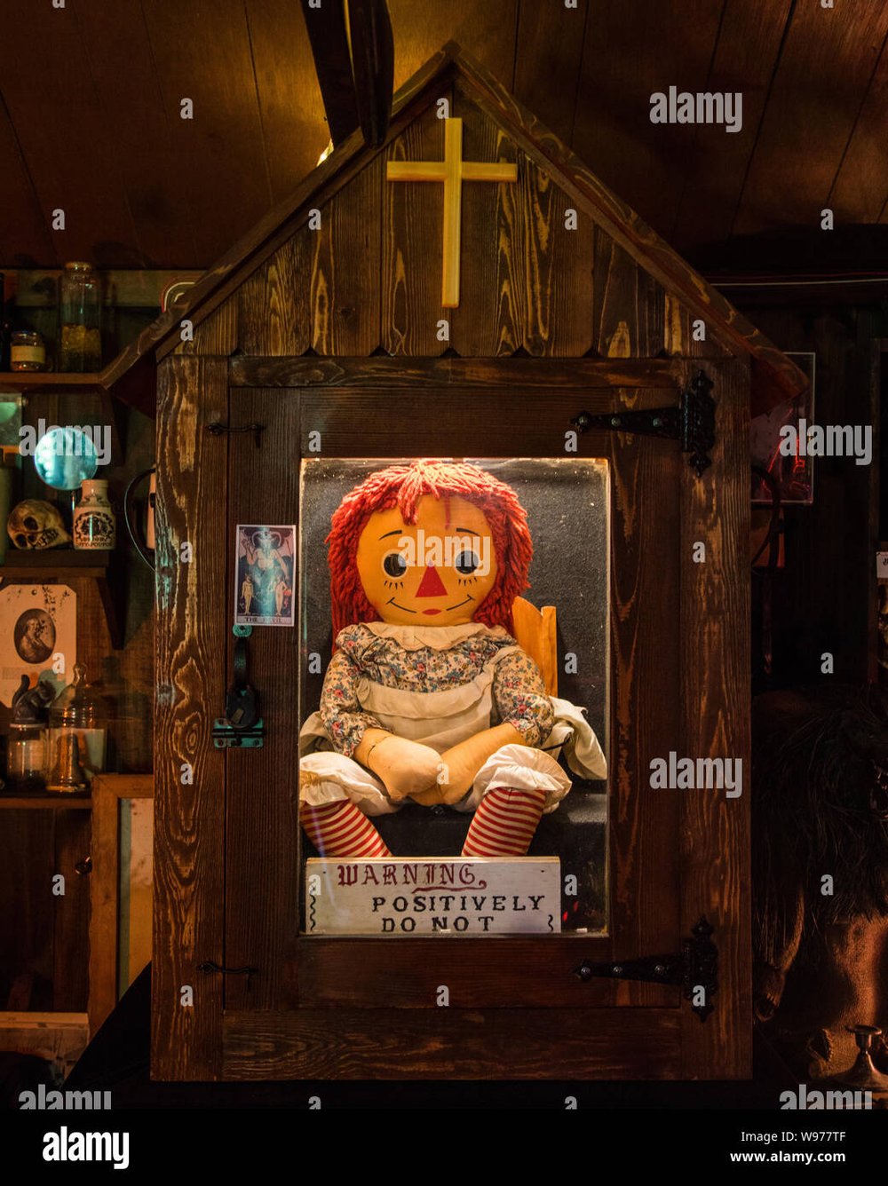The Bone-Chilling TRUE Story of the Annabelle Doll That's STILL Locked Away in a Haunted Museum! 3