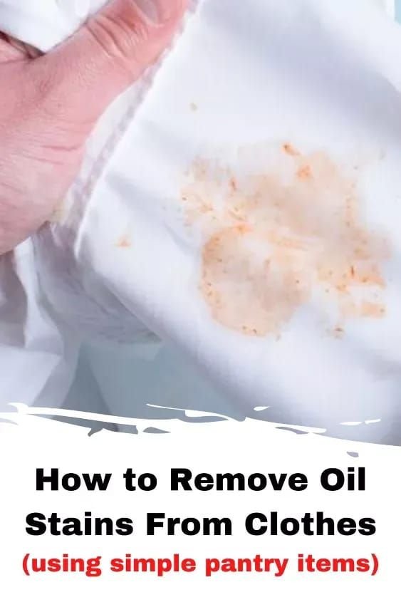 How to Remove Deep Oil Stains from Clothes Using Only Kitchen Ingredients