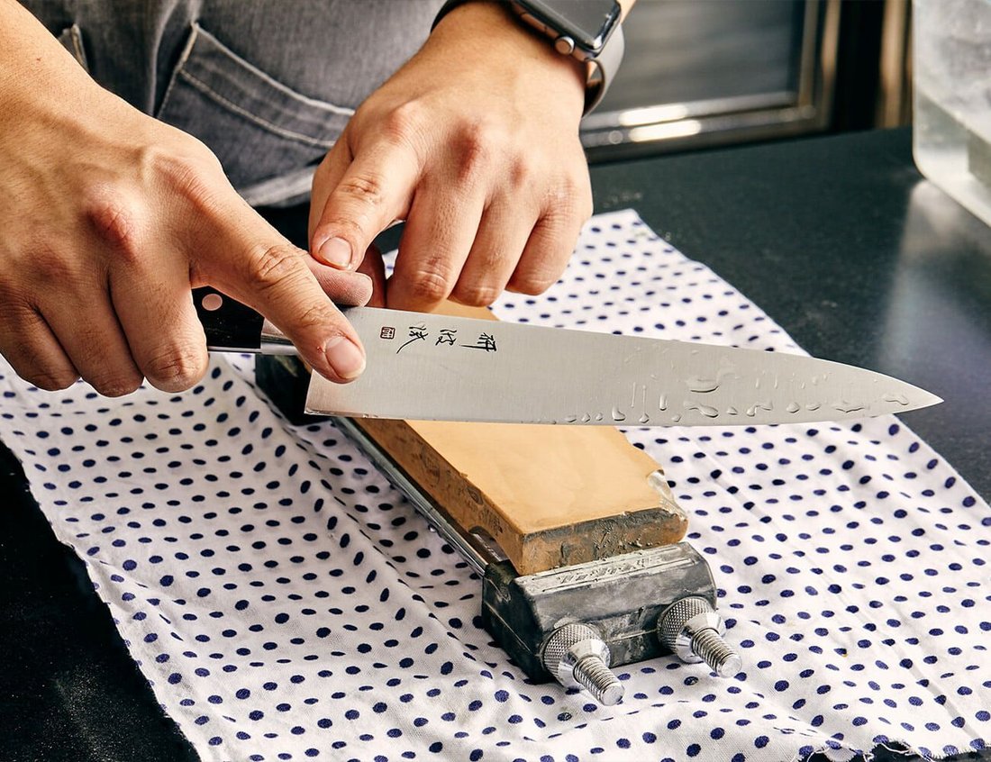 How to Sharpen a Kitchen Knife Like a Chef (It's Easier Than You Think)