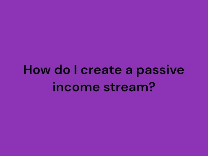 How to Create a Passive Income Stream with Zero Initial Investment