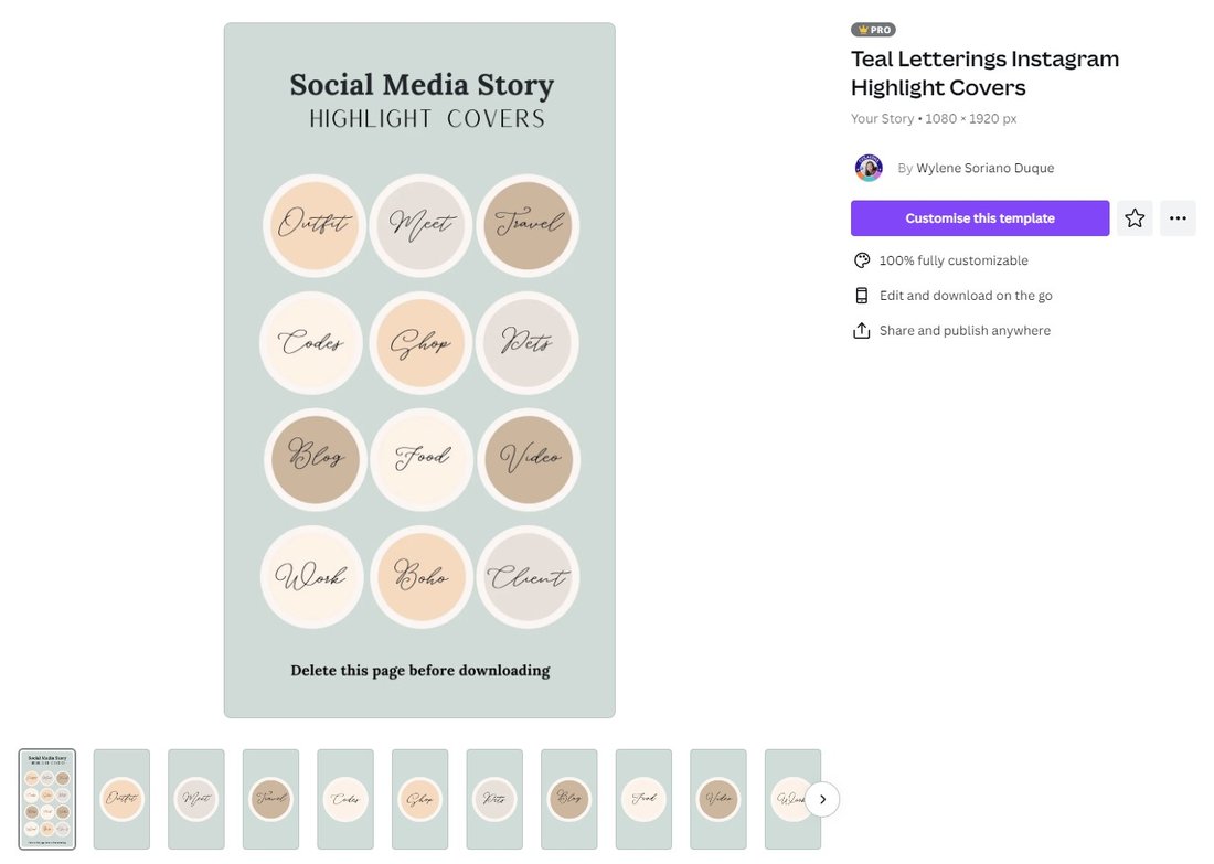 How to Create Stunning Instagram Highlight Covers with Canva: Step-by-Step Guide