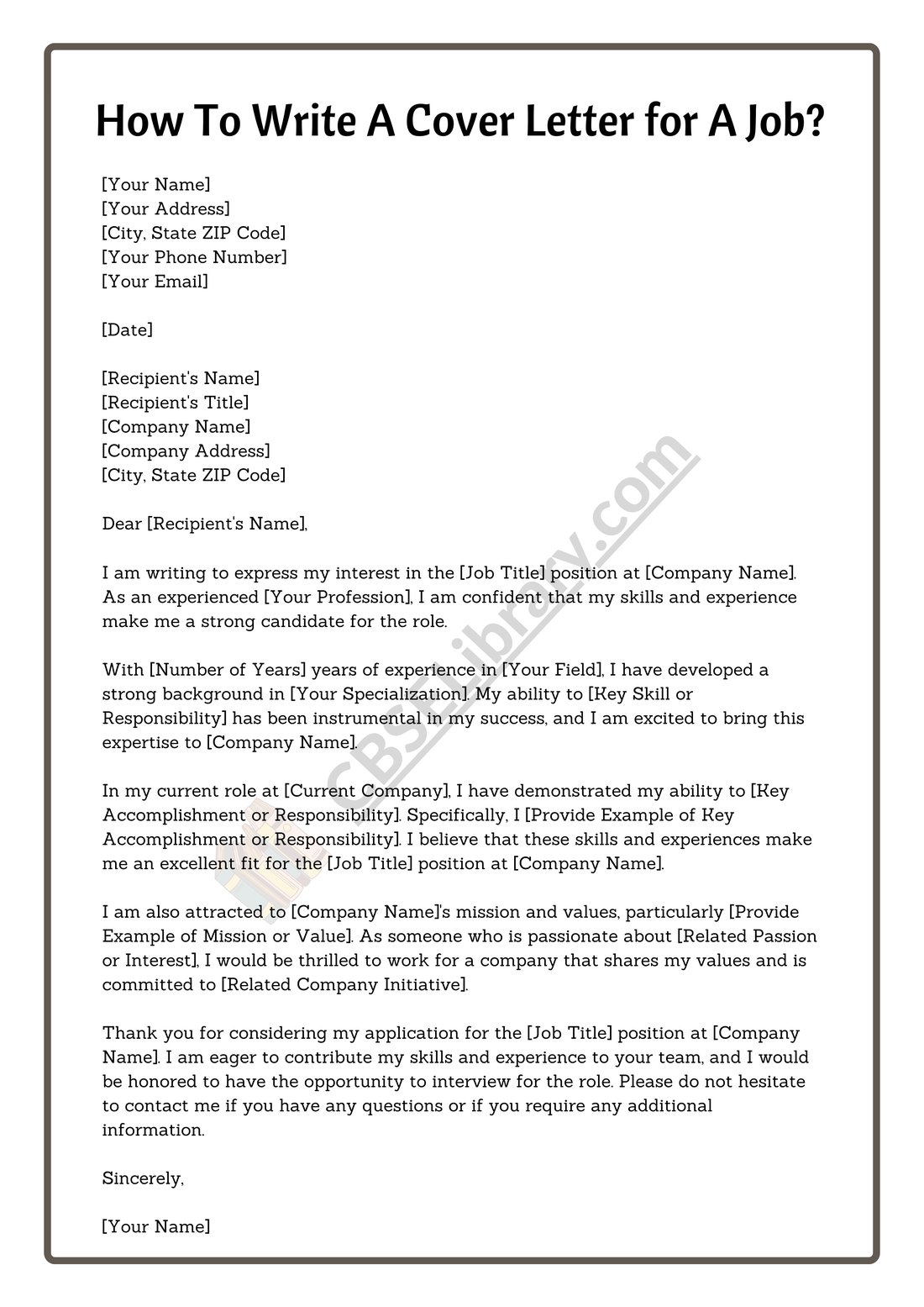 How to Write a Cover Letter That Actually Gets Read